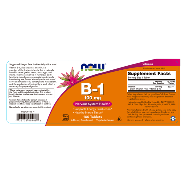 Vitamina B1 100 MG - Imagen 2