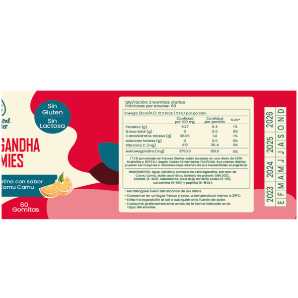 Ashwagandha 60 Gummies - Imagen 3