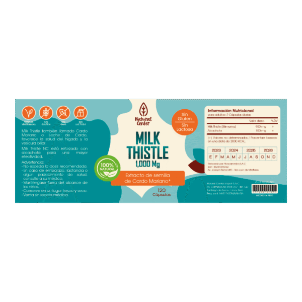 Milk Thistle 1,000 mg - Imagen 2