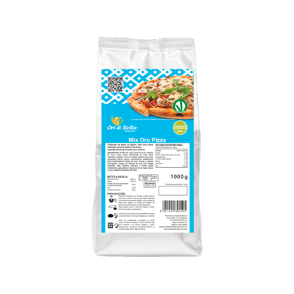 Harina Mix Oro Pizza - 1 Kg