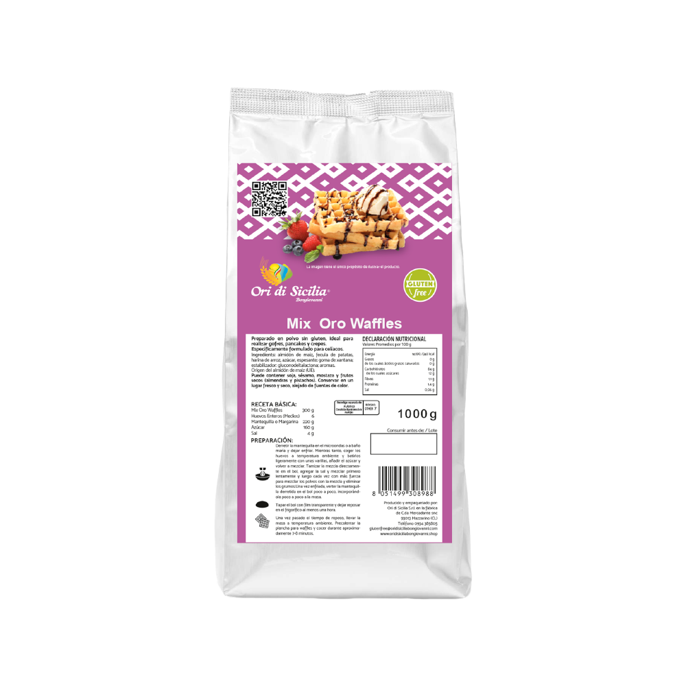 Harina Mix Oro Waffle - 1 Kg